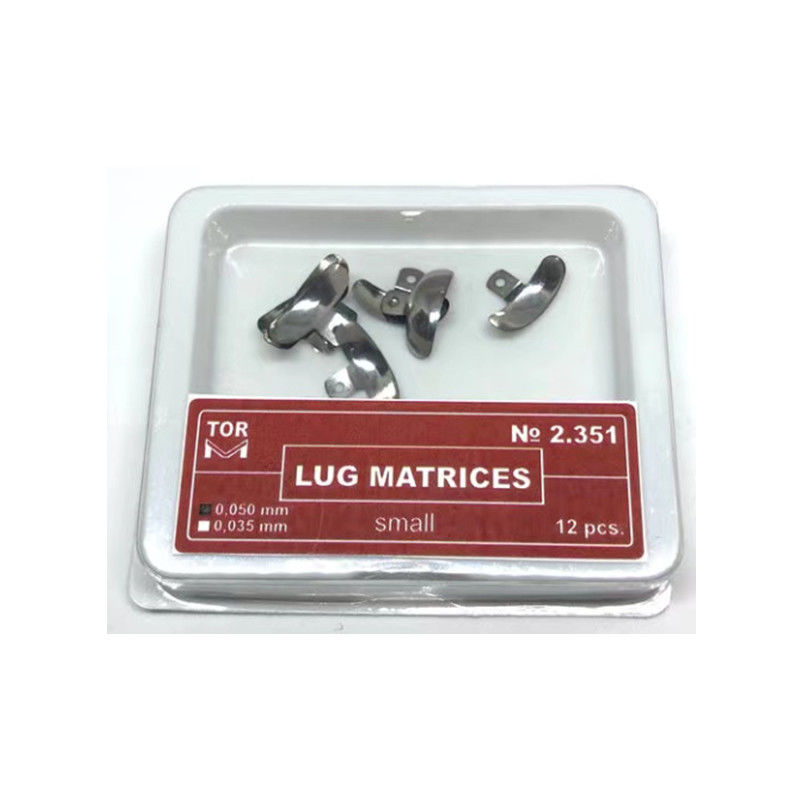 Dental Metal Lug Matrices Matrix Bands Large 6.0mm 12pcs/kit HOT TOR VM 2.353 Dental Areal Dental Matrices 1 Year Shelf Life