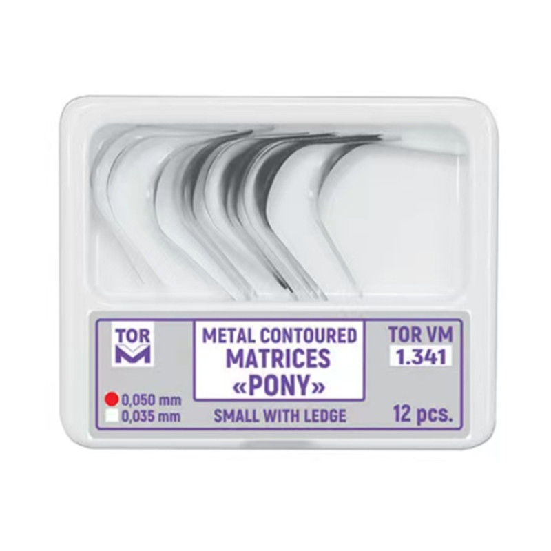 Dental Contoured Metal Matrix Pony Matrices Small with Ledge 12 pcs. TOP BM 1.341 Power Source Manual Items no. 1.341