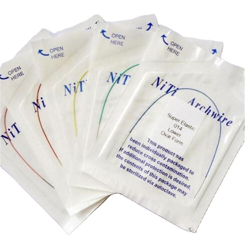 Dental Orthodontic Accessory Tooth Color Niti Archwire For OnTeeth Treatment