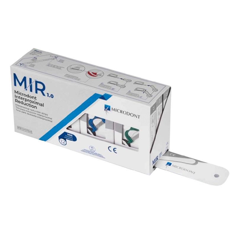 Microdont Dental Orthodontic Enamel IPR Automatic Interproximal Reduction Strips 0.05/0.1/0.2/0.3/0.4/0.5mm