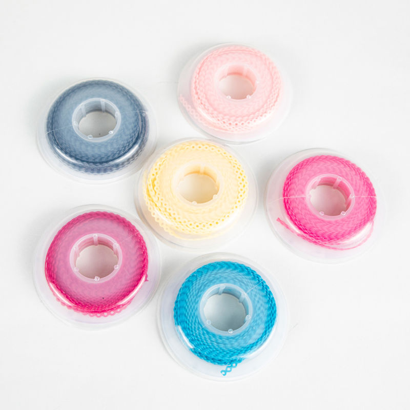 Synthetic Rubber Orthodontic Elastics Power Elastomeric Chain Medical Grade