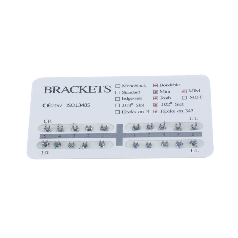 0.022/0.018 Slot Orthodontic Bracket Box Paper Pack