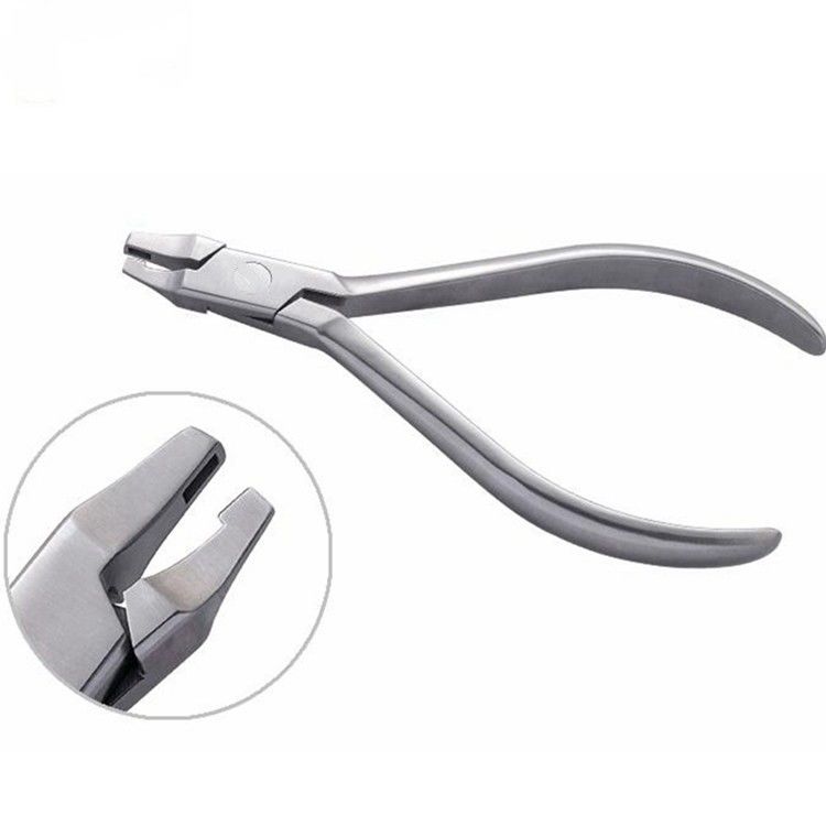 Vertical Groove Thermoforming Pliers - Stainless Steel Orthodontic Tool for Aligner & Retainer Adjustments