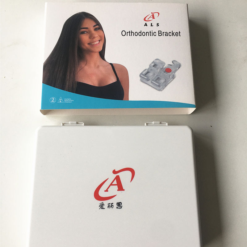 Sapphire Roth MBT Edgewise Bracket 0.022 0.018 No Hook 3 WH 345 WH for Orthodontic Treatment