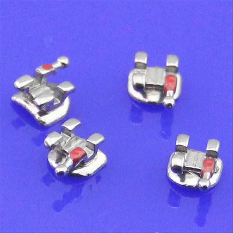MIM Mini Roth Bracket 2G With Sandblast 0.022 0.018 Slot No Hook 3 WH 345 WH Orthodontic Bracket