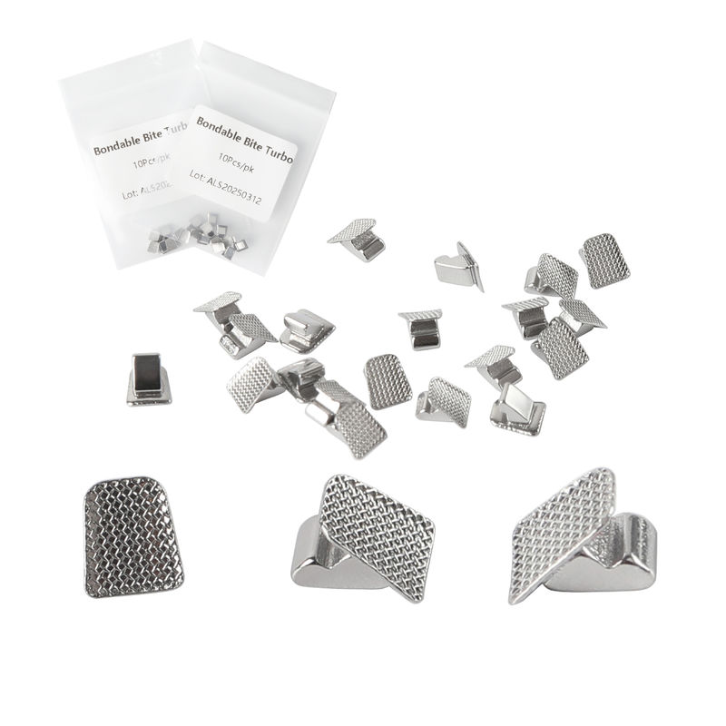 Orthodontic Bondable Bite Turbo Composite Bite Ramps For Deep Bite 10 Pcs Kit