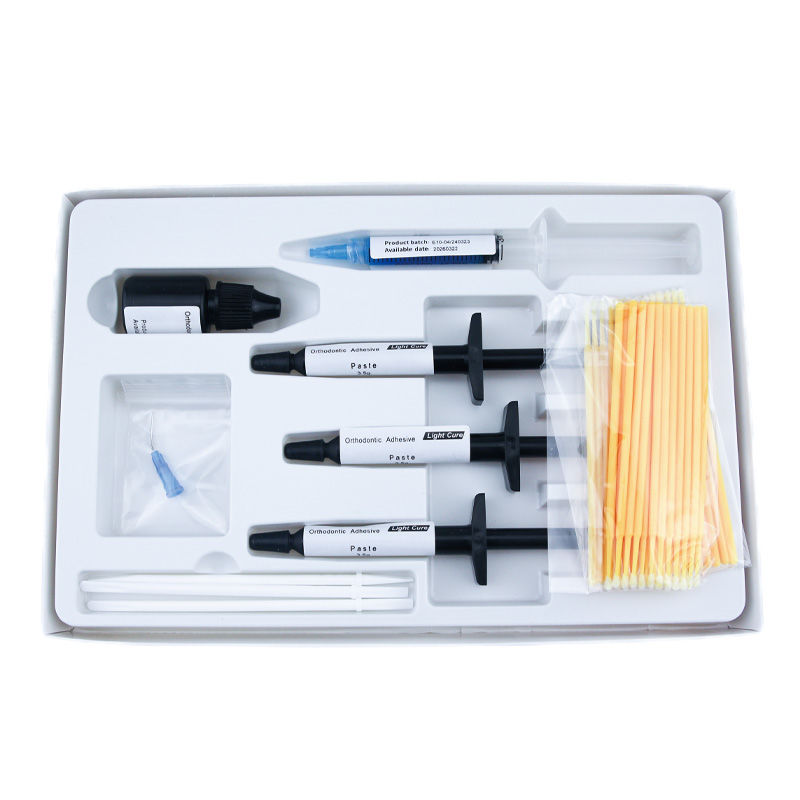 Light Cure Adhesive for Bracket Standard Kit Mini Kit Packing Paste 3 5g 3 Syringes Primer 10ml Acid Etch 2 5ml Accessories