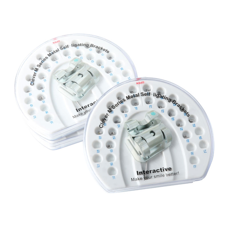 Active Self Ligating Roth MBT Bracket 1G 0.022 0.018 Inch No Hook 3 WH 345 WH for Efficient Orthodontic Treatment