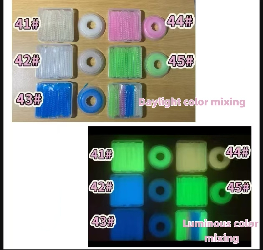 Fluorescent Power Chain for Braces - 3 Sizes, 5 Colors