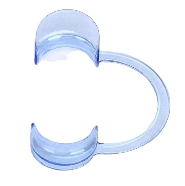 C Type Cheek Retractor Clear Blue Dental Orthodontic Tool