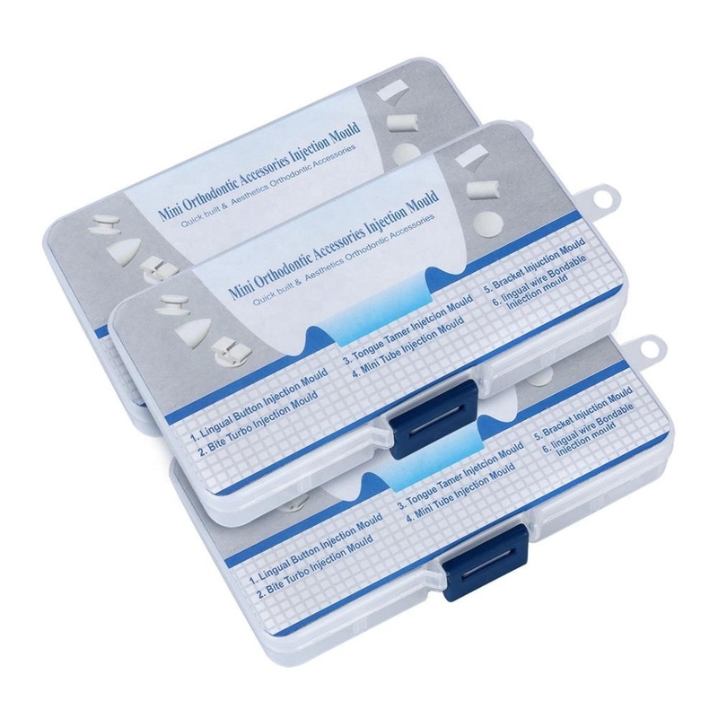 Mini Orthodontic Injection Mould for Lingual Buttons and Brackets