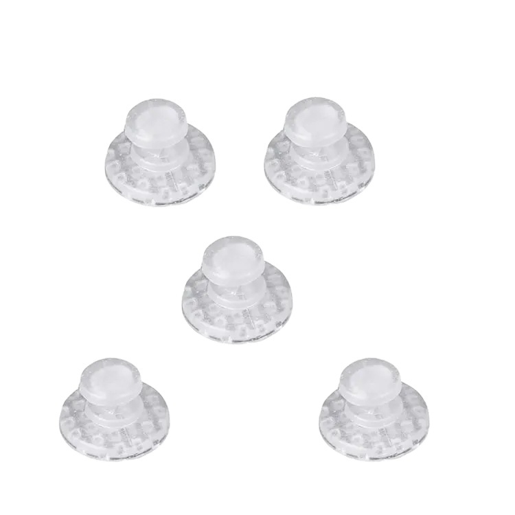 Ceramic Resin Clear Buttons Round 10 pcs per Pack Orthodontic Aesthetic Lingual Buttons