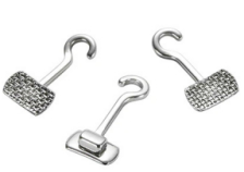 Bondable Sliding Crimpable Hook Rectangular Base 4.5 5.3mm 10 pcs pk Orthodontic Bracket