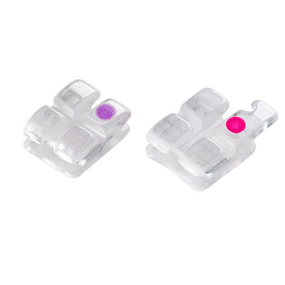 Diş Bölgesi Ortho Clear Bracket Brace MFDS Standart ve Dayanıklı Sapphire Malzemeleri ile