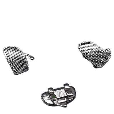 Paslanmaz Çelik Sıcak Diş Ortodonti Ortodontik Molar Bracket Slot 0.022 Roth Bracket with 80 Gauge Mesh Base Raft ömrü 2 yıl