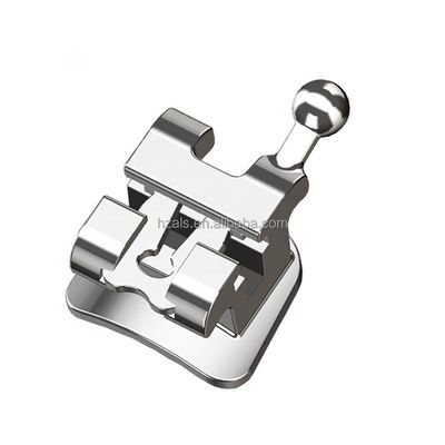 Standart ve Mini Diş Ortodontikleri Ortho MIM Pasif Serisi Metal Kendini Bağlayan Brekler MBT Bağlanabilir Mesh Temel 022