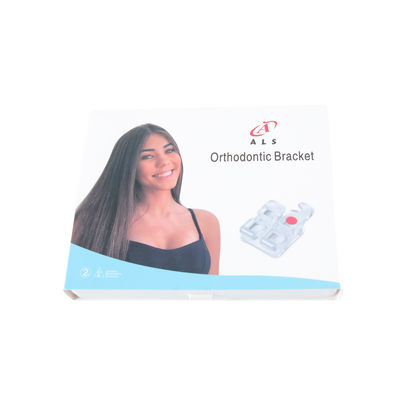 Class II Dental Orthodontic Bracket Monocrystalline Sapphire Instrument Self Ligating ODM
