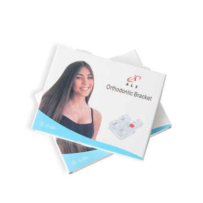 ROTH Dental Ortho Diş Düzeltme Braketleri Ortodontik Tedavi İçin Açık Kristal Sapphire Braketler