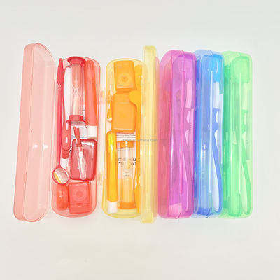 El güç kaynağı Ortho Wax Floss Oral Mirror En yüksek tıbbi sınıf plastik taşınabilir Dişlerarası fırça kiti dahil