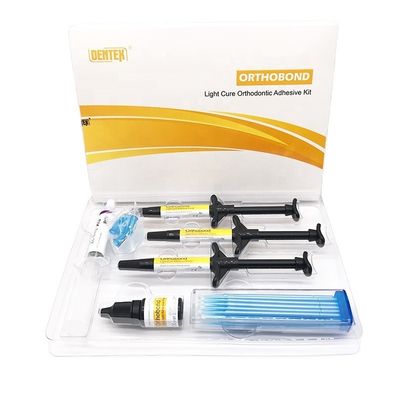 Uzun kullanım süresi Dentex Orthobond Doğrudan Restorasyon Hafif Tedavi Nano-Hibrit Ortodontik Yapıştırıcı Kit Kompozit Diş Malzemesi