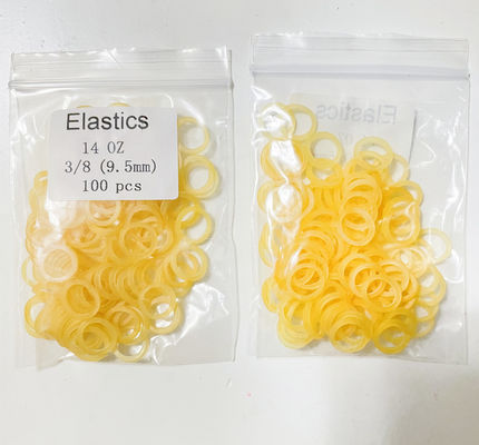 El hayvanat bahçesi paketi Ortodontik elastik bantlar Ağız içi lateks elastik 14 oz